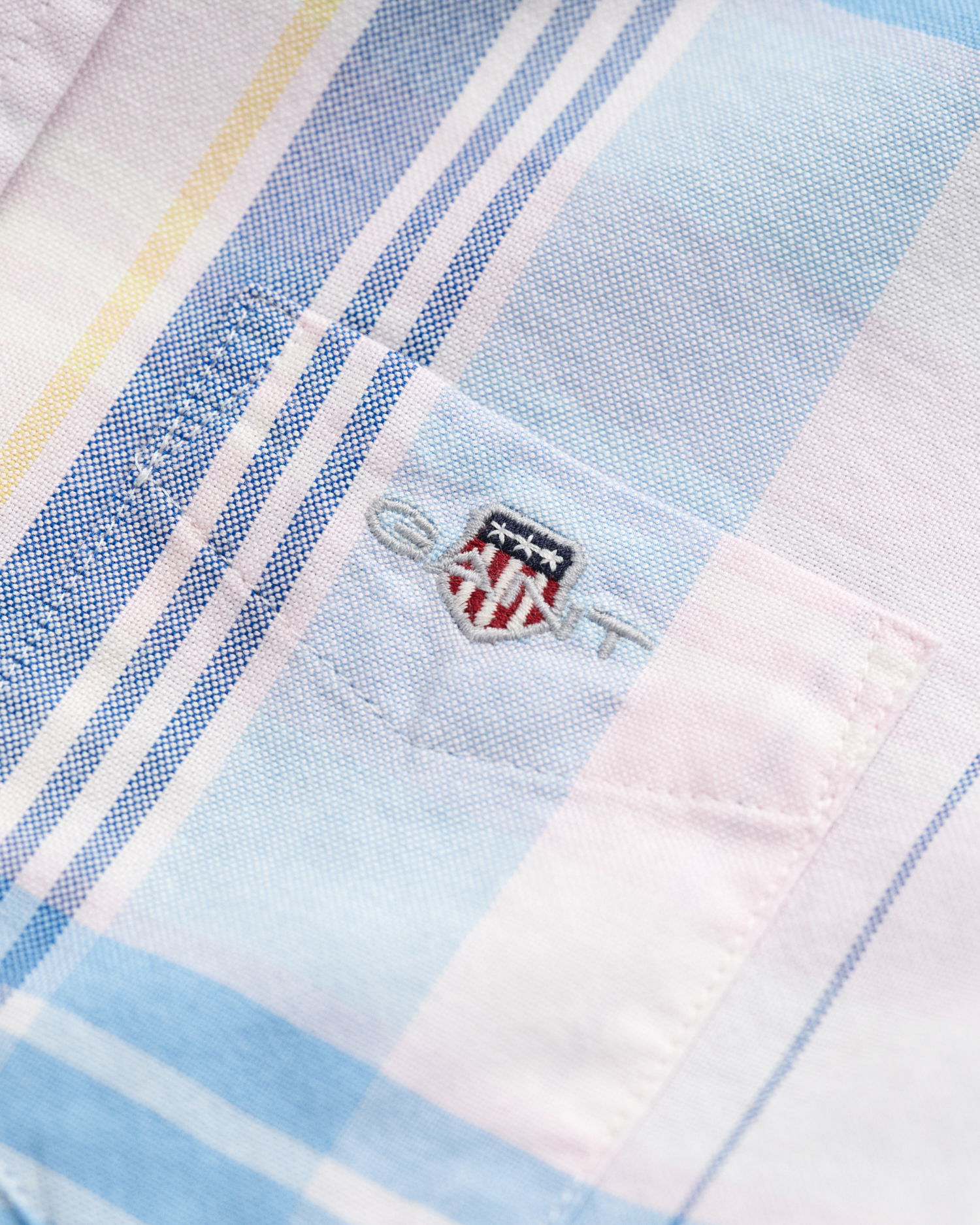 Rutete Oxford-skjorte for barn