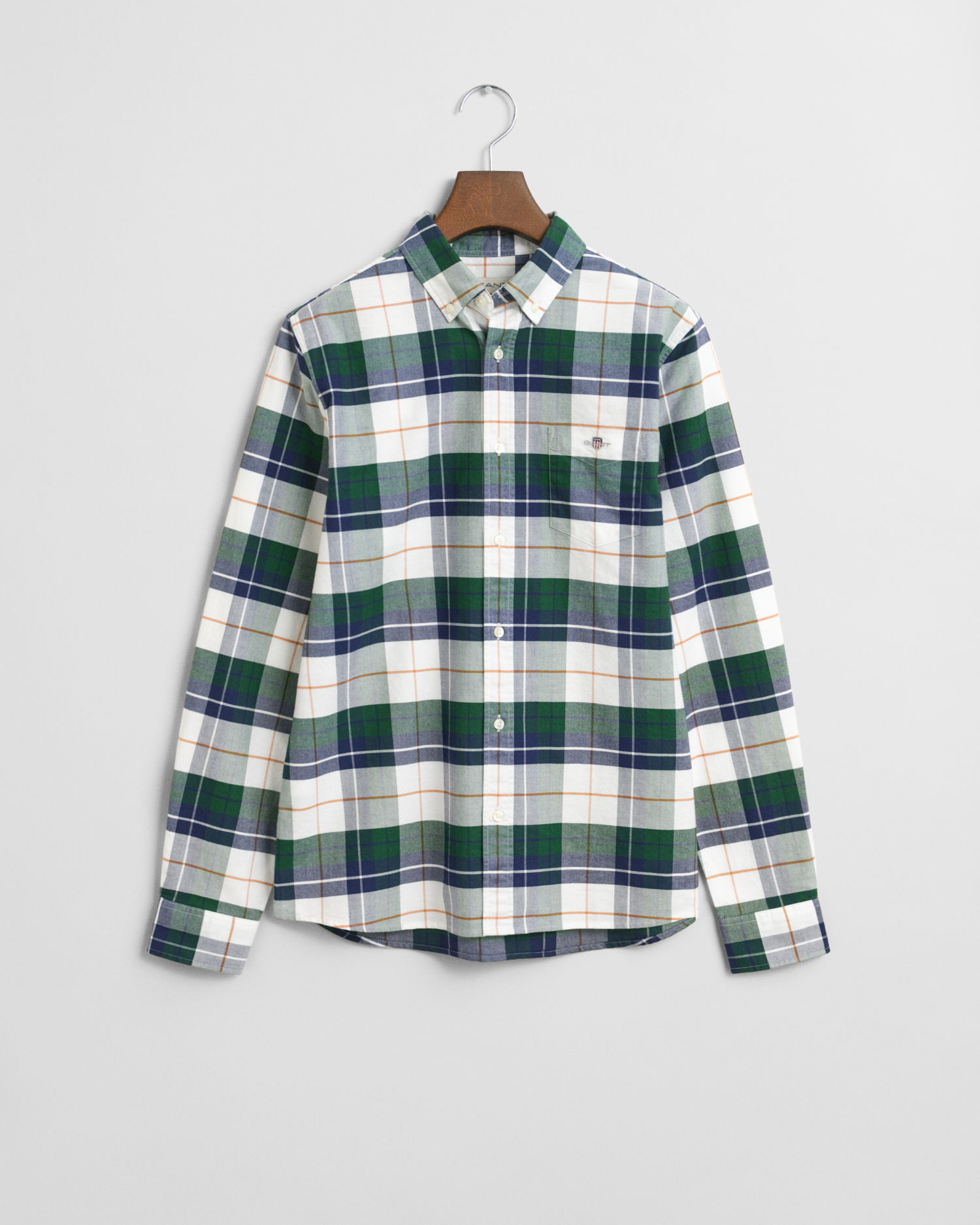 Rutete Oxford-skjorte for tenåringer