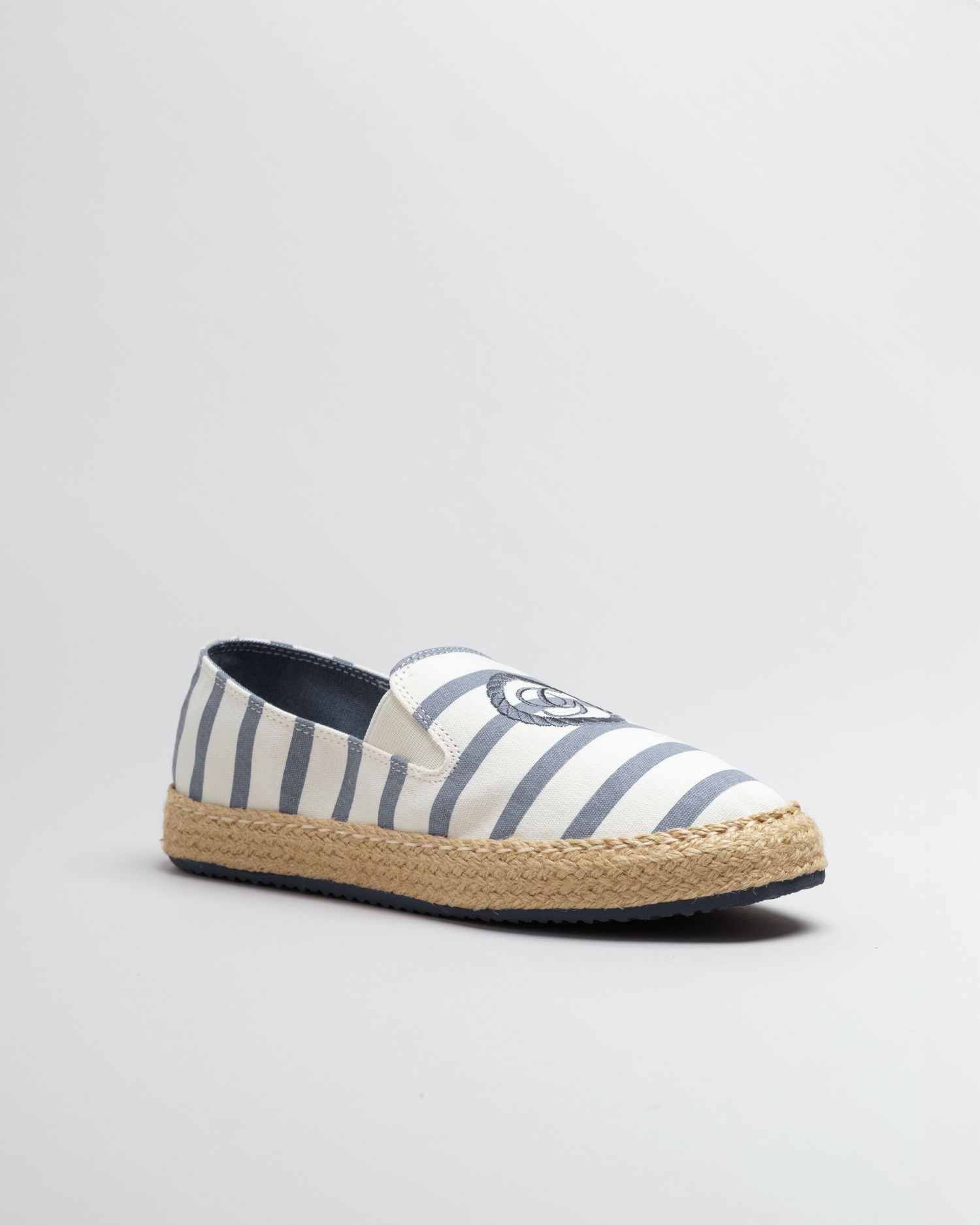 Stripete espadrillos til dame