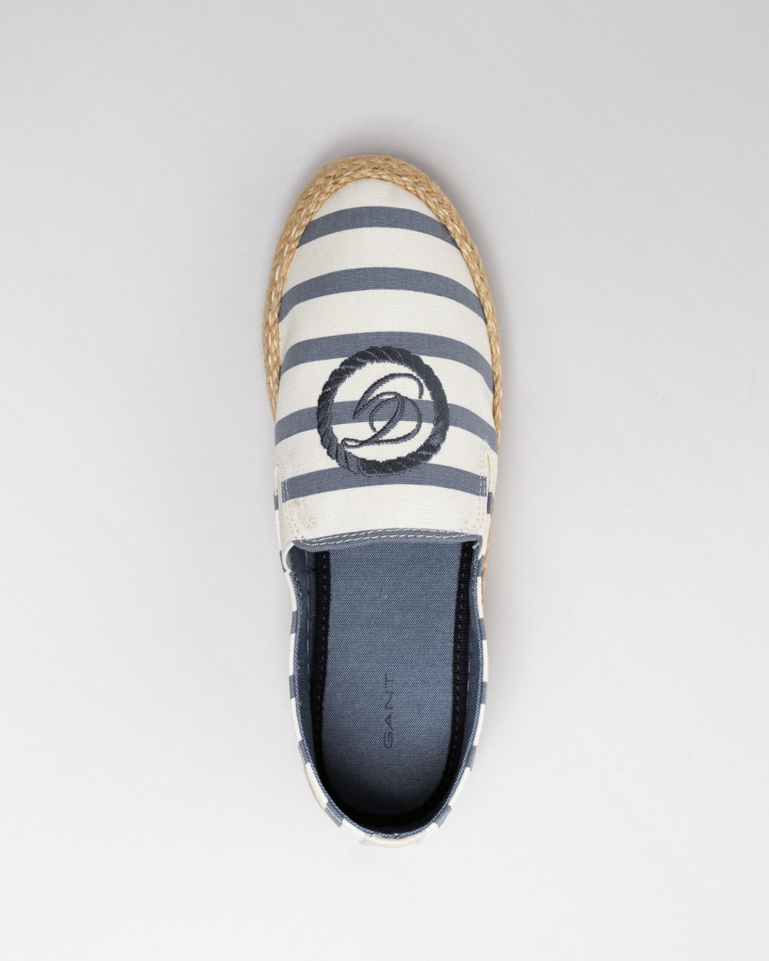 Stripete espadrillos til dame