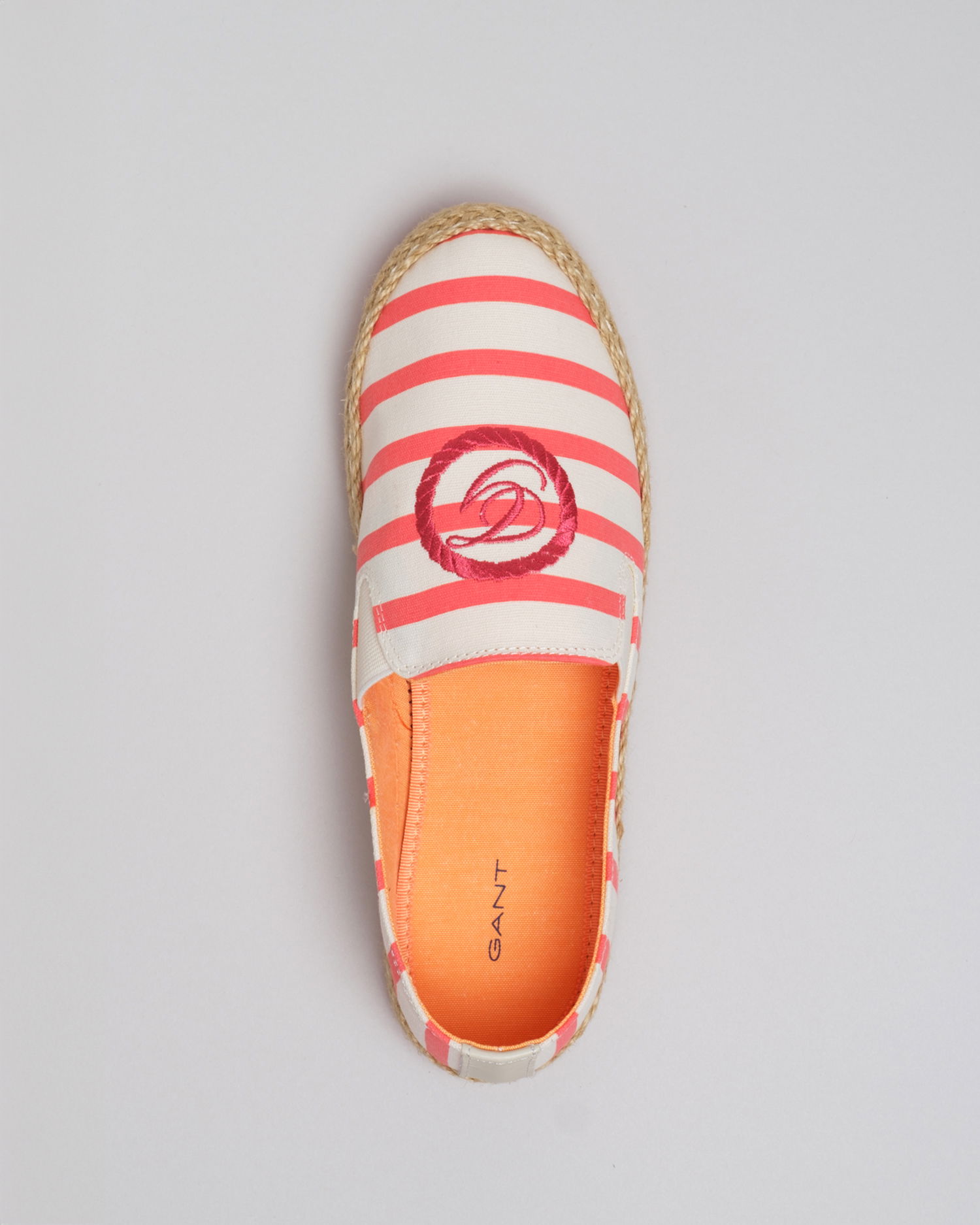 Stripete espadrillos til dame
