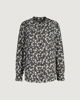Bluse med blomstertrykk
