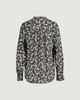 Bluse med blomstertrykk