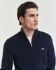 Bomullsgenser med half-zip
