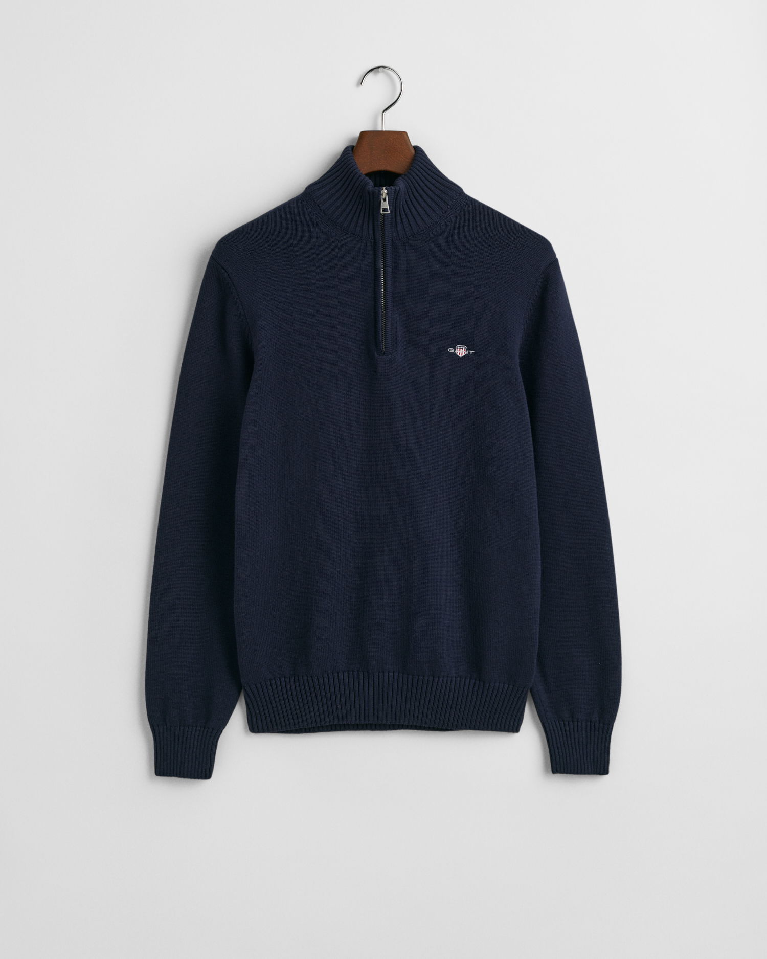 Bomullsgenser med half-zip