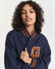 Nålestripet Varsity-jakke