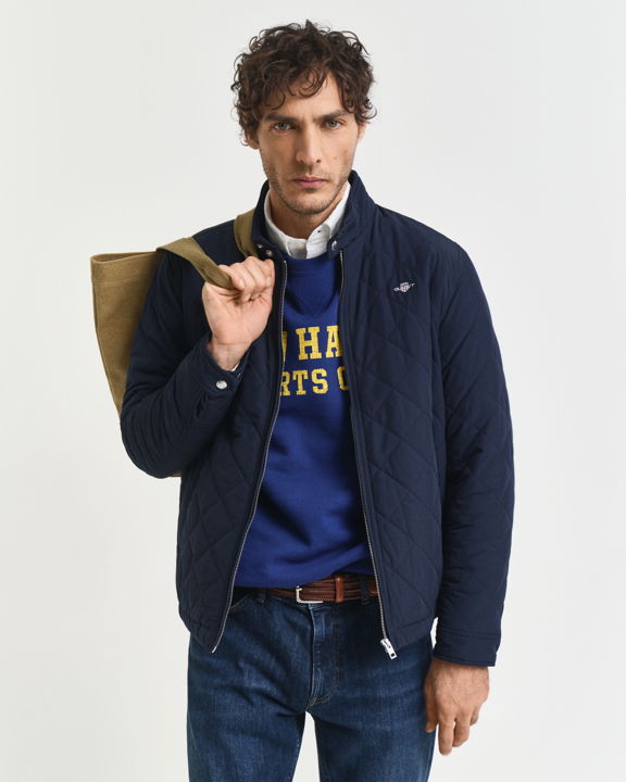 Quilted windcheater jakke