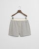 Breton-stripete jerseyshorts